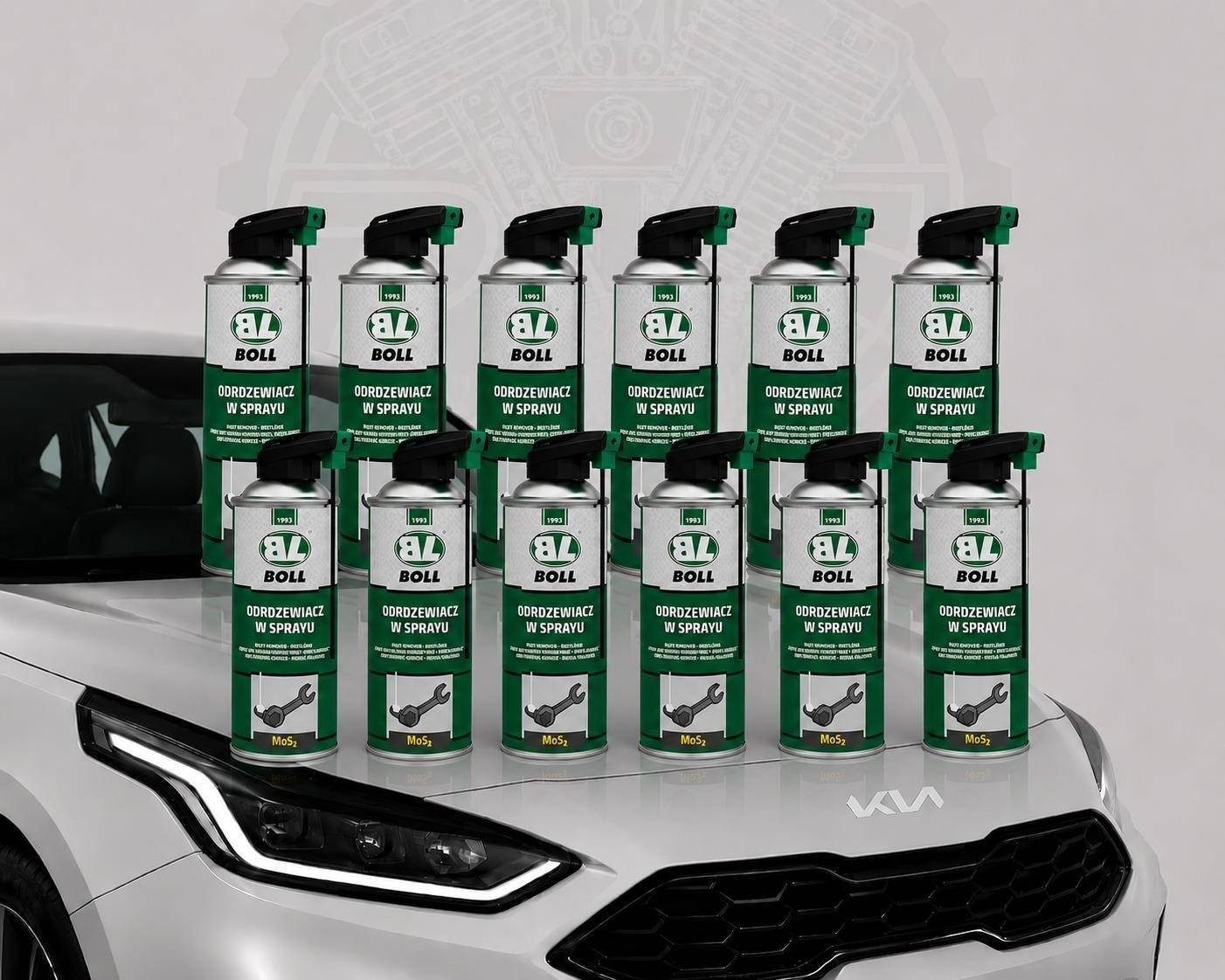 BOLL 001026 Rostentferner Spray 400 ml - Wirksamer Rostlöser und Korrosionsschut
