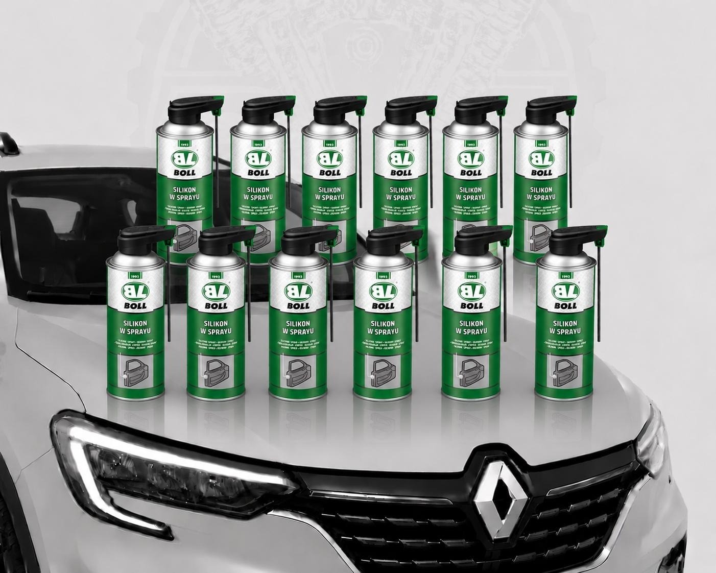 12 x 400ml BOLL 001023 Silikonspray Silikon Spray für Dichtungen Kunststoff