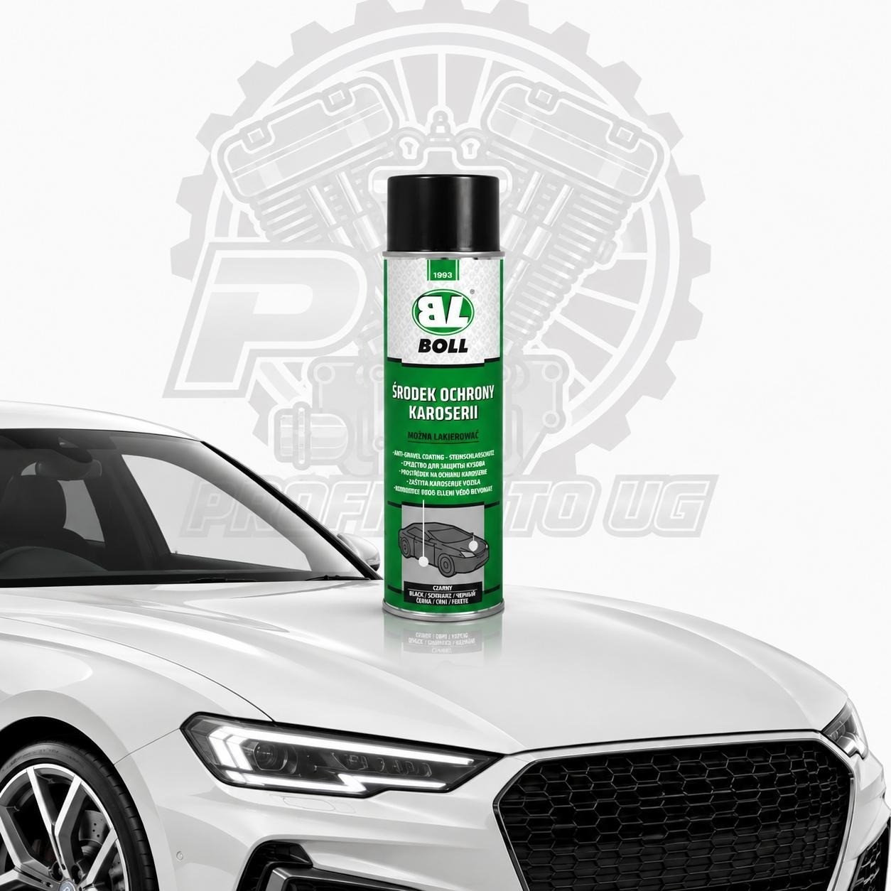1 X 500ml BOLL 001006 Karosserieschutzspray SCHWARZ TOP!!!