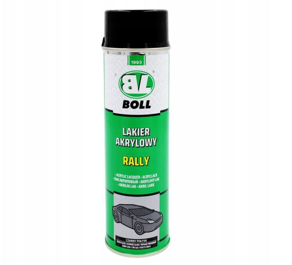12 X 500ml BOLL 001012 ACRYLLACK Glänzend Spraydose Hochglanz Lack SCHWARZ TOP!!