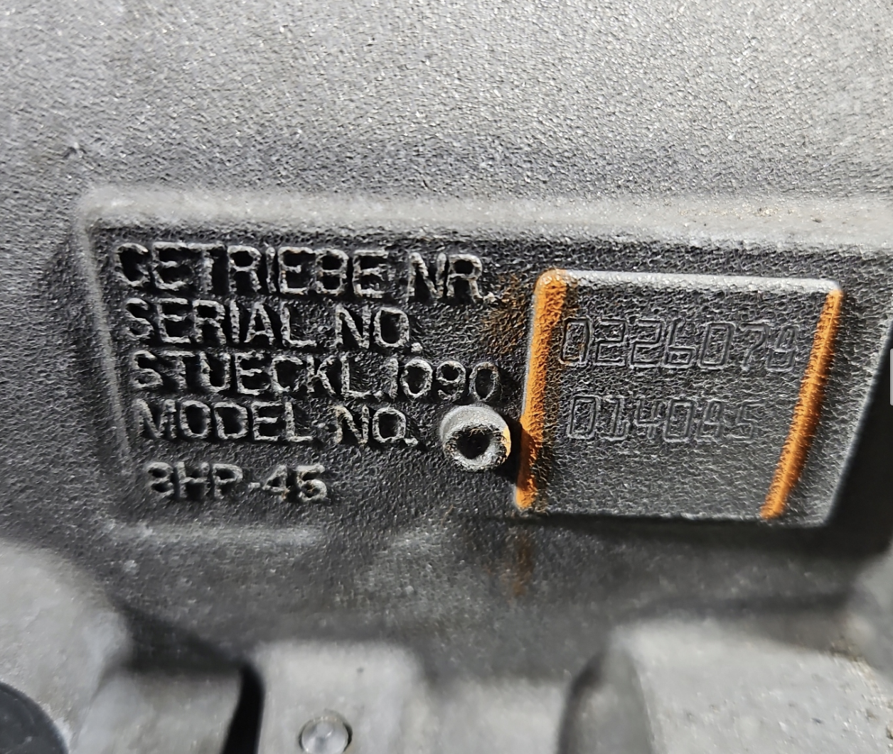 Automatikgetriebe 8HP-45 BMW F10 F11 520I 2.0B N20