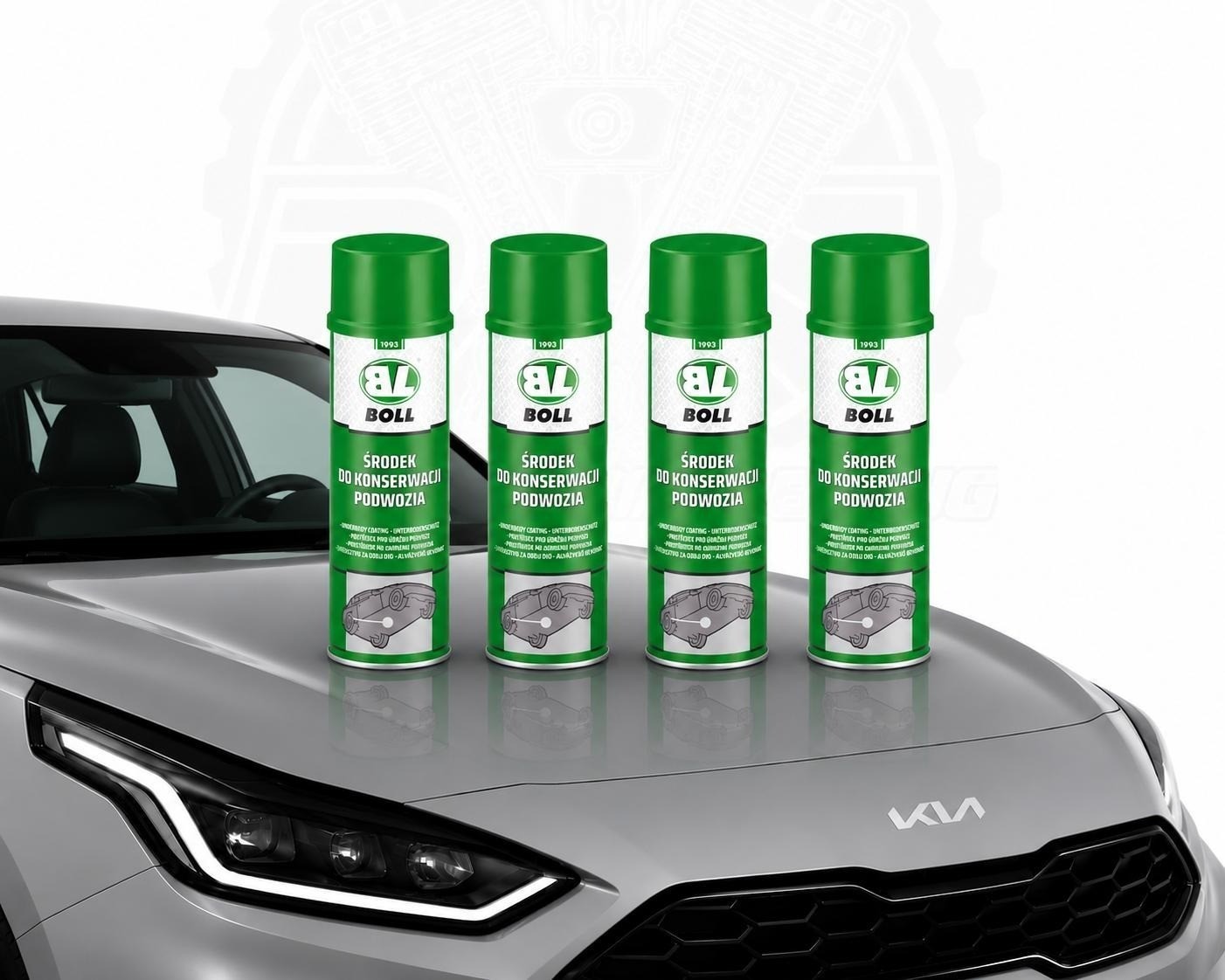 4 x 500ml BOLL 001008 Unterbodenpflegemittel Spray schwarz TOP !!