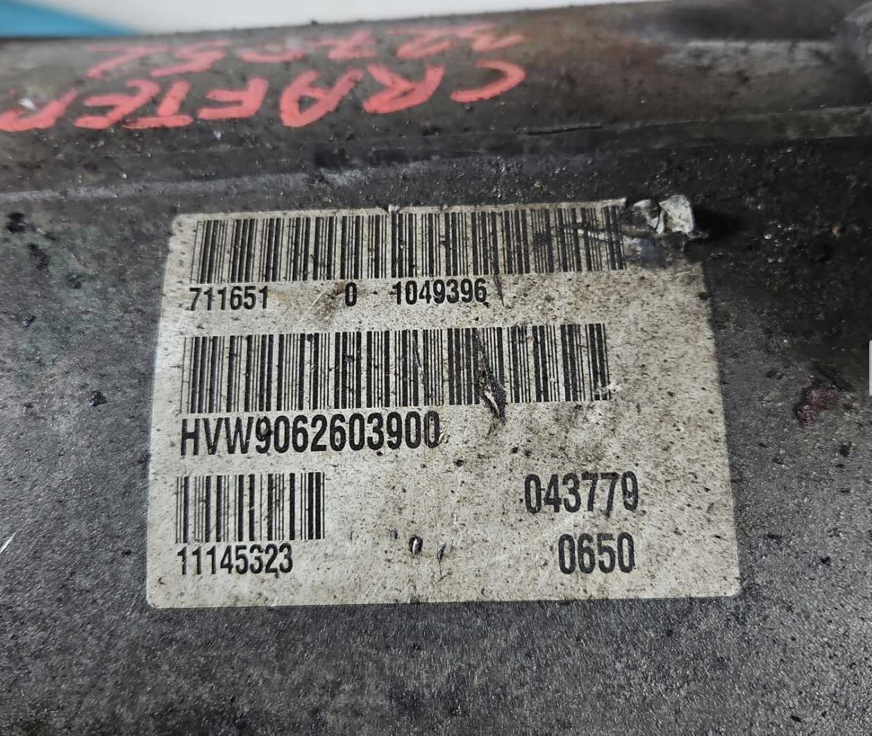 Getriebe 9062603900 711651 VW CRAFTER 2.5 TDI