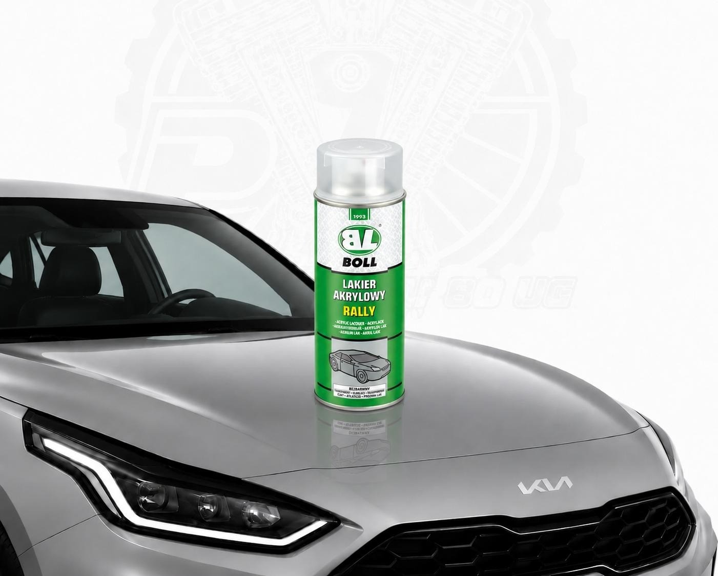 1 x 400ml BOLL 0010121 Acryllack Klarlack Glänzend Spray