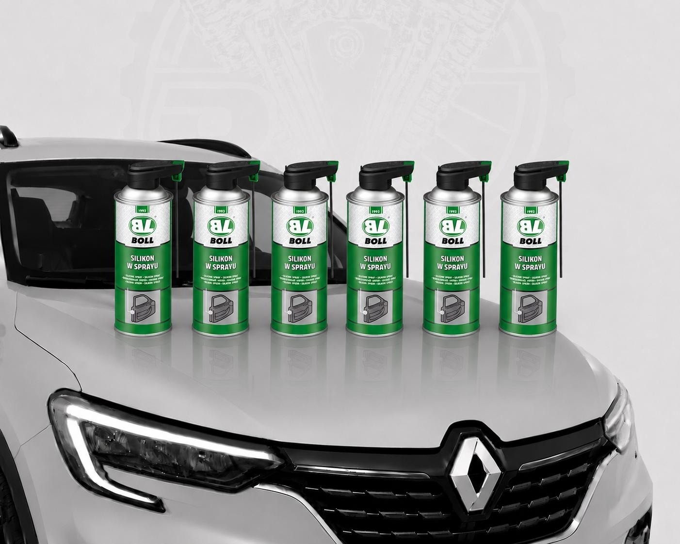 6 x 400ml BOLL 001023 Silikonspray Silikon Spray für Dichtungen Kunststoff