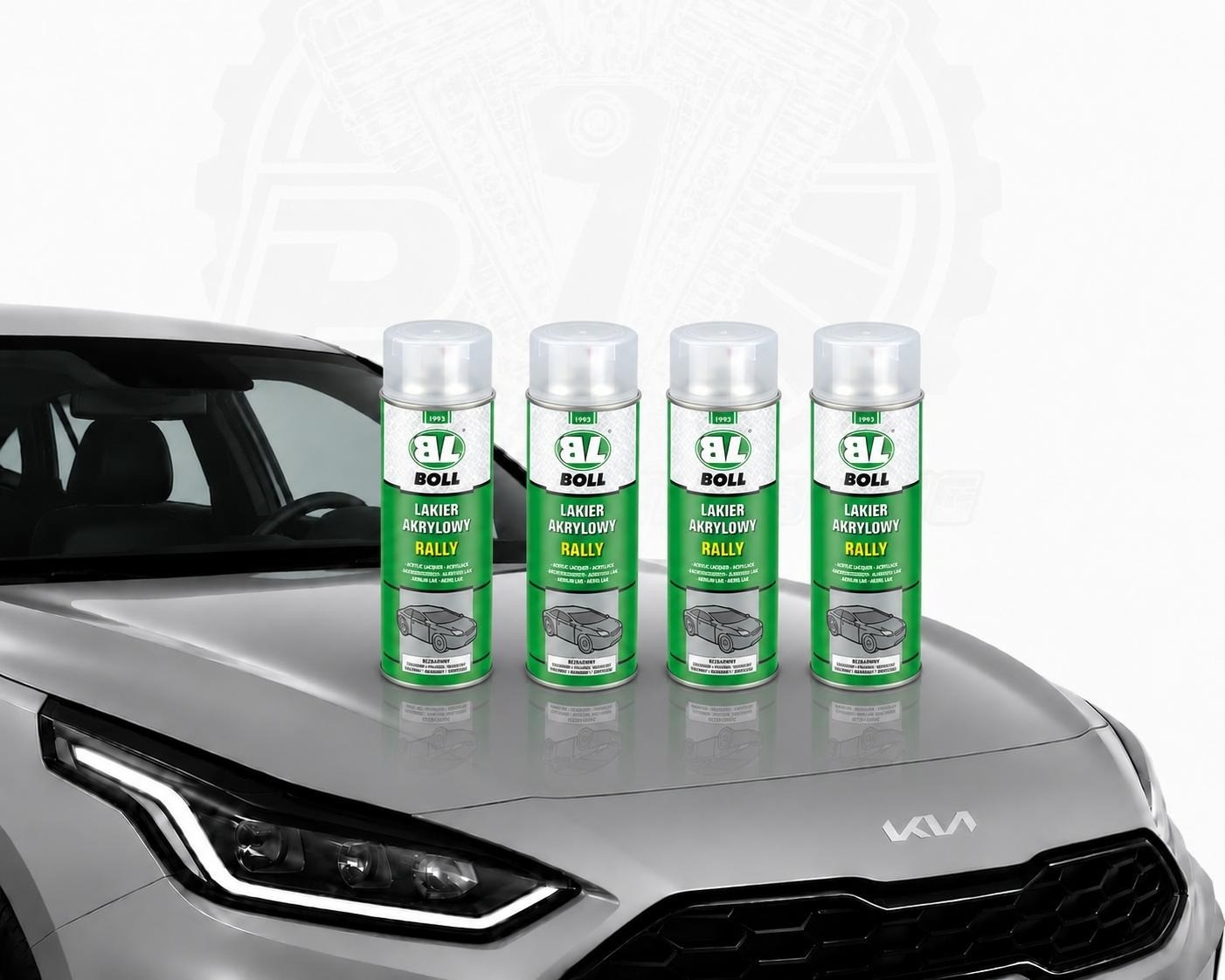 4 x 400ml BOLL 0010121 Acryllack Klarlack Glänzend Spray