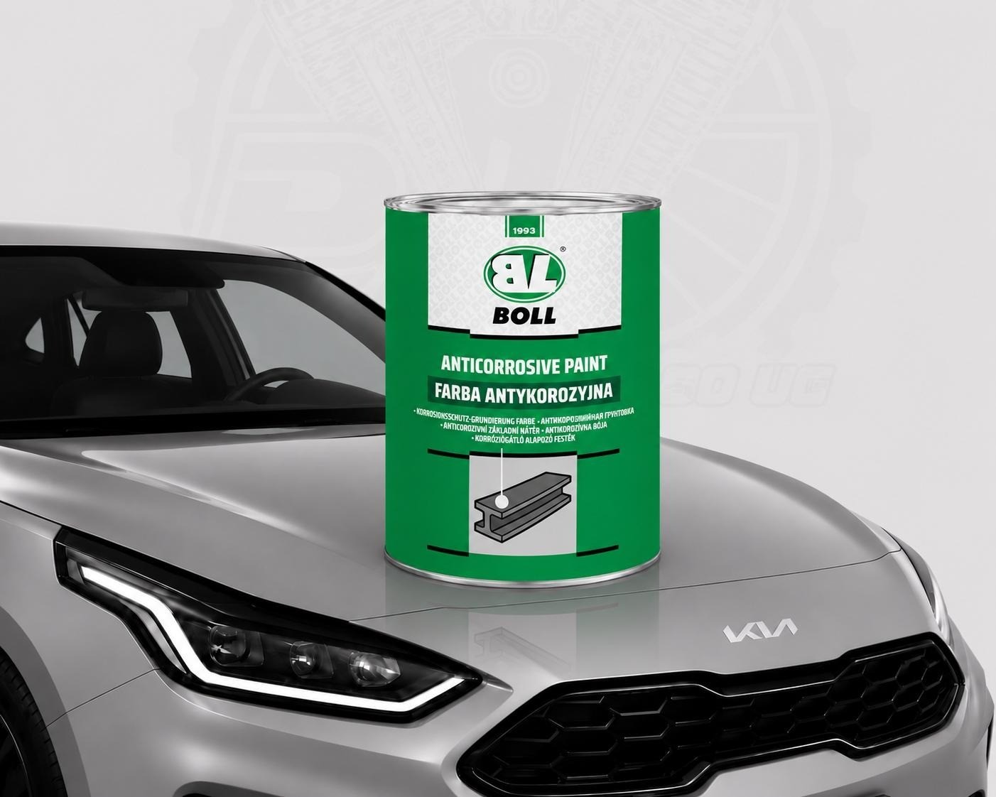 1 x 1000ml BOLL 001410 Korrosionsschutzlack Spray Rostschutzfarbe Metallschutz