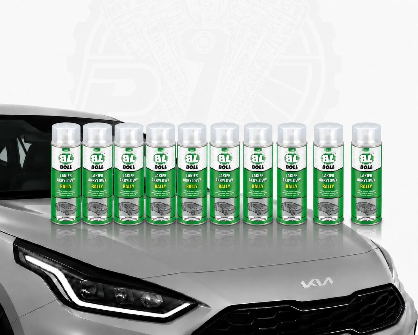 12 x 400ml BOLL 0010121 Acryllack Klarlack Glänzend Spray