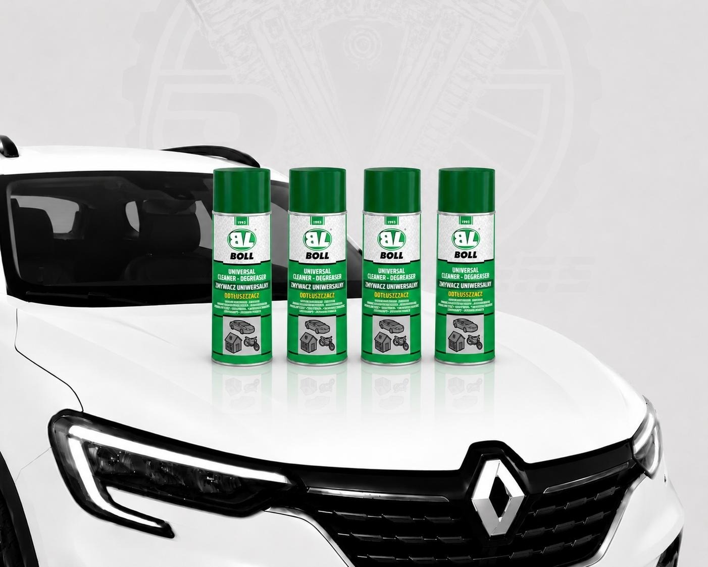 4 x 400ml BOLL 0014012 Universalreiniger Entfetter Spray Silikonentferner