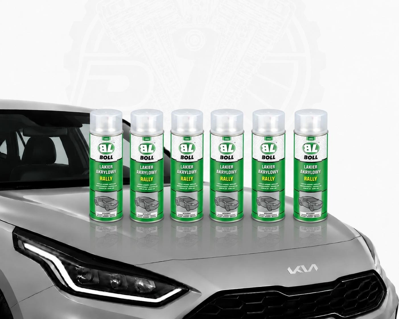 6 x 400ml BOLL 0010121 Acryllack Klarlack Glänzend Spray