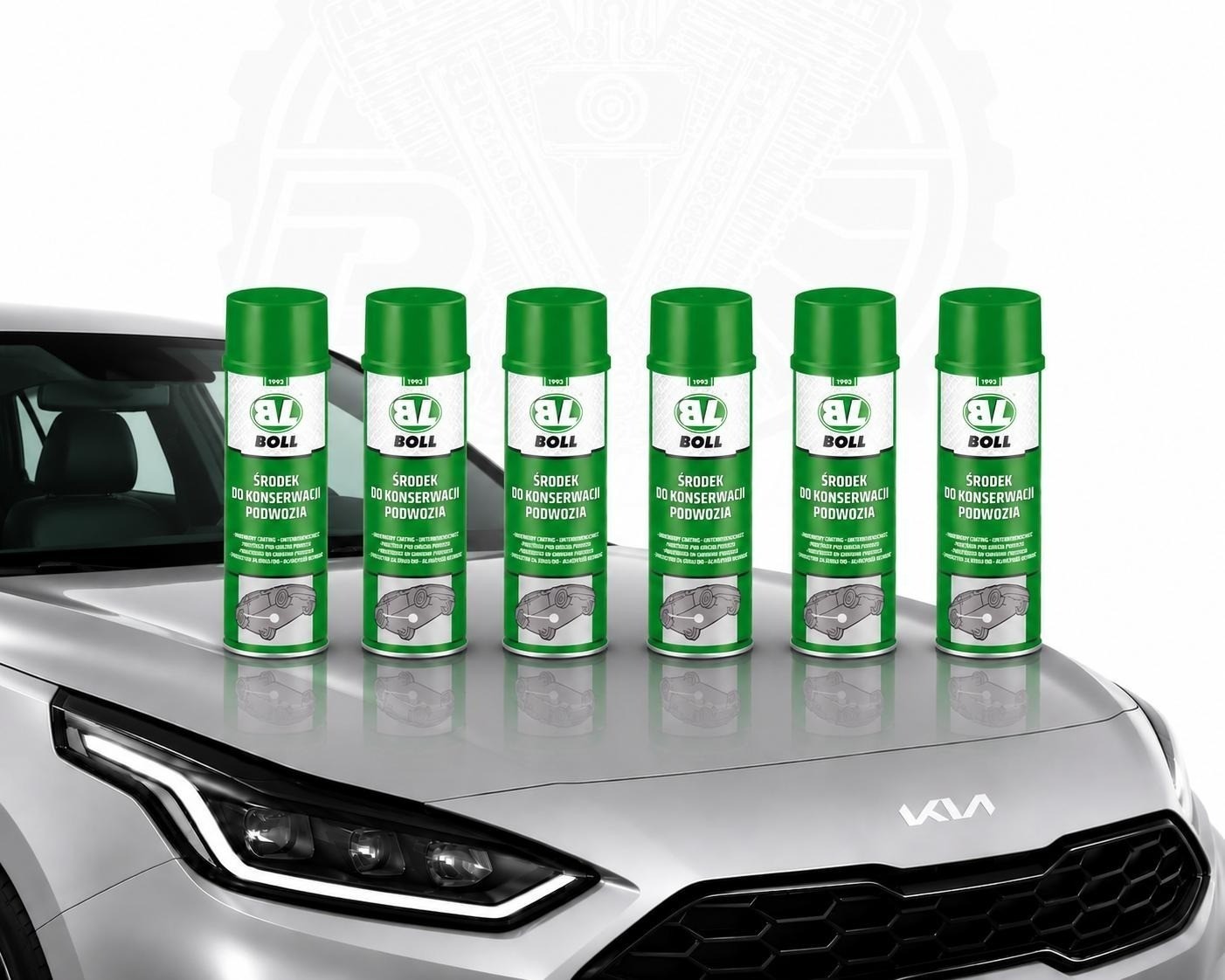 6 x 500ml BOLL 001008 Unterbodenpflegemittel Spray schwarz TOP !!