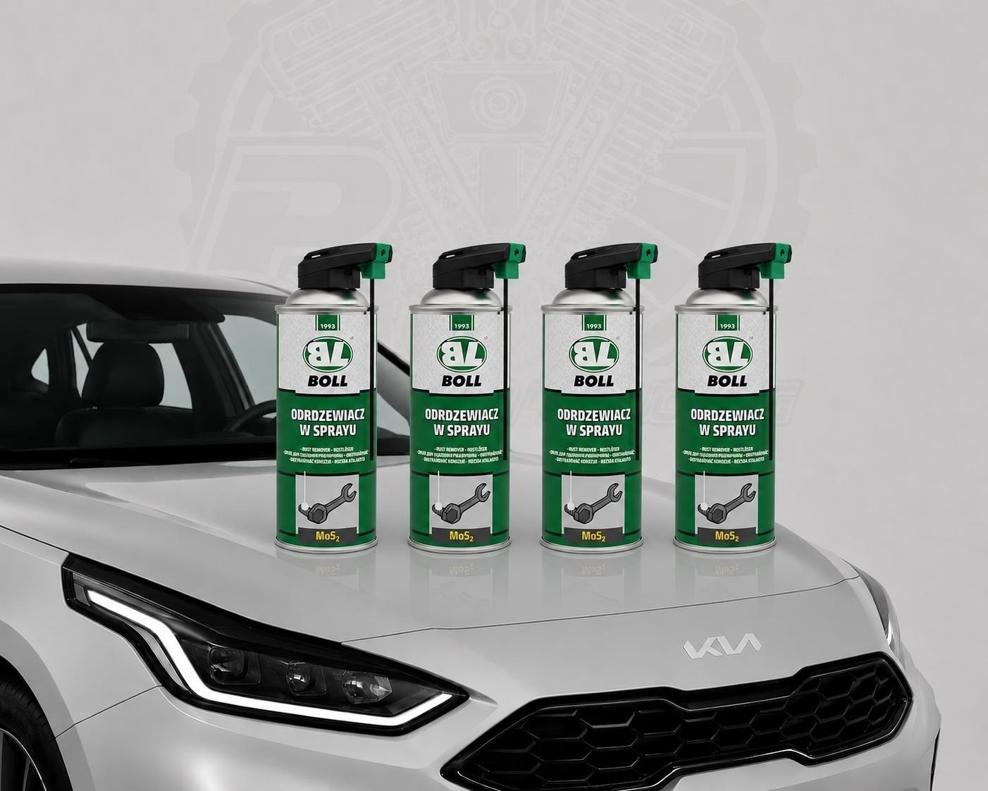 BOLL 001026 Rostentferner Spray 400 ml - Wirksamer Rostlöser und Korrosionsschut