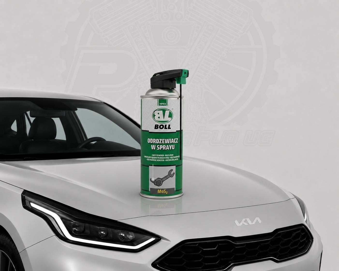 BOLL 001026 Rostentferner Spray 400 ml - Wirksamer Rostlöser und Korrosionsschut