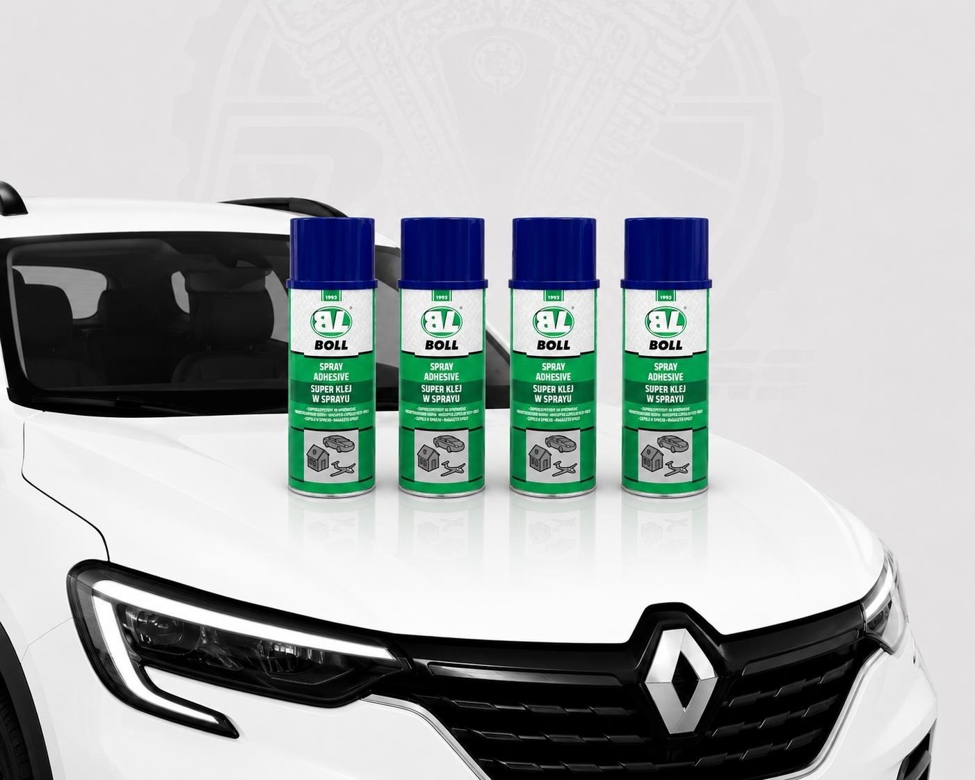 4 x 400ml BOLL 001035 Sprühkleber Kontaktkleber Spray Universalkleber